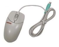 HP - Wheel Mouse Opal PS2 Grey