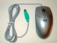 HP - PS/2 scrolling mouse with