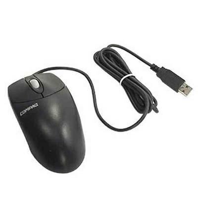 HP - USB  optical mouse black