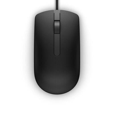 Dell - Optical Mouse-MS116 Black