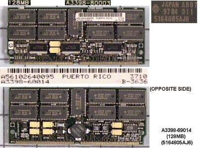 HP - 128 MB MEMORY SIMM