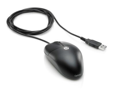 HP - Mouse 2-Button Opt WS4100