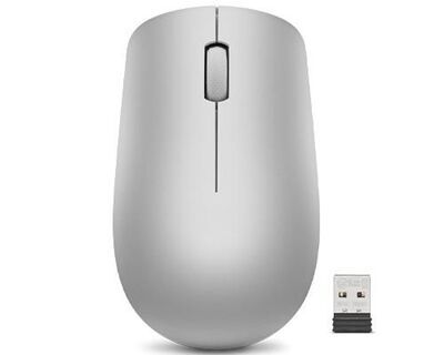 Lenovo - 530 Wireless Mouse Platinum