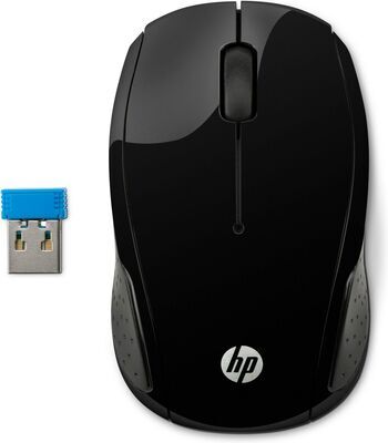 HP - 200 Black Wireless Mouse