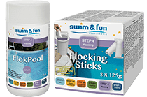 3. Reinigung und Beflockung - Swim & Fun - Pool